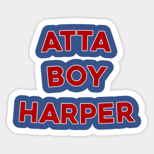 Atta Boy Harper Sticker